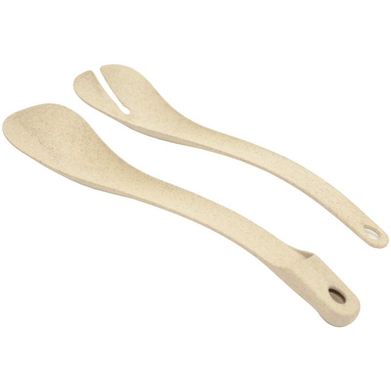 Starfrit Gourmet ECO - 2-in-1 Salad Tongs - Wheat Straw