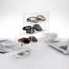 TOLIDA Clear Acrylic Sunglasses Organizer - 4 Slots Acrylic Display