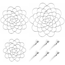 ieron 3 Pcs Wire Flower Arrangement Tool Flower Lid Arrangement Flower Grid Holder