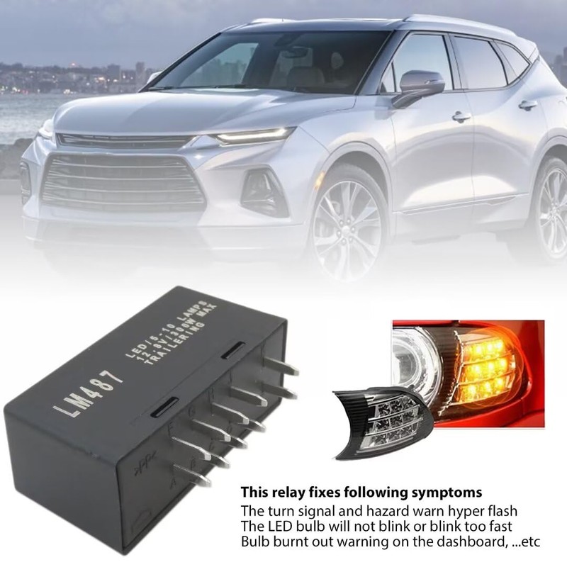 LM487 10383321 LED Flasher Relay Turn Signal for 2003-2007 Hummer