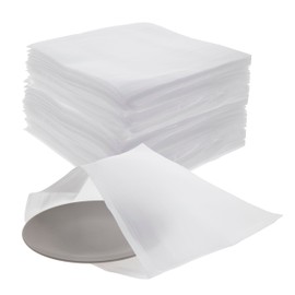 LOGIC PACK Packaging Material Pack of 100 Foam Film for Moving Storage of Tableware and Glass Foam Packaging Lightweight and Semi-Transparent Packing Paper Moving Material 300 mm x 300 mm x 1 mm