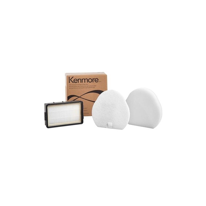 Kenmore KC1040 HEPA Replacement Filter Kit for 500 Series Bagless