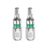 sourcing map 2pcs Hex Screwdriver Bit H3 1/4" Hex Shank