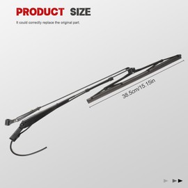 Windshield Wiper Arm Right Passenger Side Fits for T600 T600A T800 W900 1985-2015 OE#R23-1035-23 S-27056 S-26349