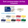 Tork 477351 Lunch Napkin, 33 x 33 cm, 2-Ply, 1/8