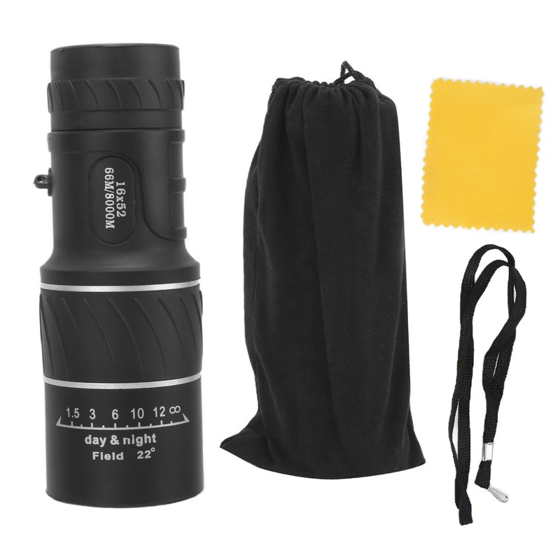 16x52 Monocular Dual Focus Optics Zoom Telescope High Power Monoculars