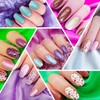 224 unidades de 16 hojas completas de uñas de rayas