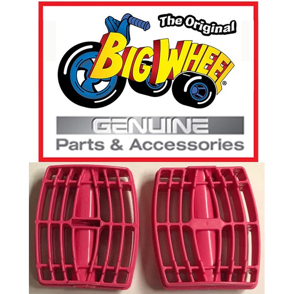 ONE Pair of Pink PEDALs for The Original 16" Big Wheel, Original Replacement Parts