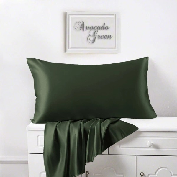Linenwalas Rayon Derived from Bamboo Silk Pillow Cases Set of