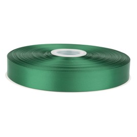 Fondersy 100 Yards Forest Green Double Faced Satin Ribbon - 1" Width for Wedding, Gift Wrapping, Floral Arrangement and Crafts