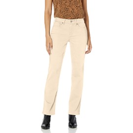 NYDJ womens Women's Petite Size Marilyn Straight Leg Jeans, Feather, 8 Petite US