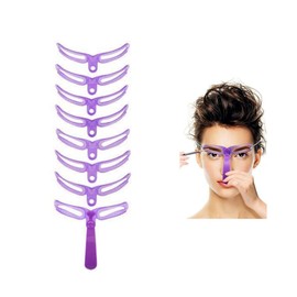 8 Styles Eyebrow Stencils!! Washable Eyebrow Stencils,Eyebrow Shaping Tool Kit, 8 Styles Reusable Eyebrow Template with Handle and Strap,Eyebrow Template, Eyebrow Positioning Tool