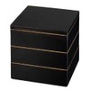 J-kitchens Excursion Lunch Box, Made in Japan, 3-Tier, 6 Size,