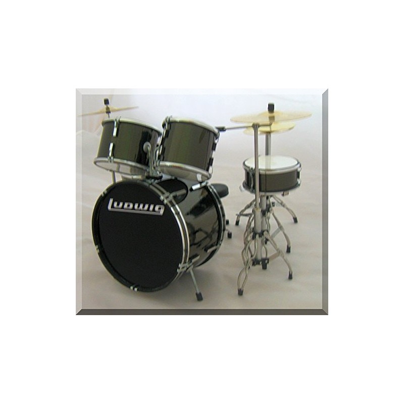 LUDWIG Miniature Mini Drum Set Drumset FOR DISPLAY ONLY
