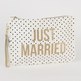 Always Forever' Multi Use Pouch with Wristlet 'Just Married