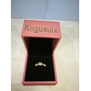 Koguxuix - Anillo de oro de 14 quilates con corazón