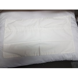 ReynosoHomeDecor COVER-8x10 Inch White Cotton-Blend Zippered Rectangular Throw Pillow Cover