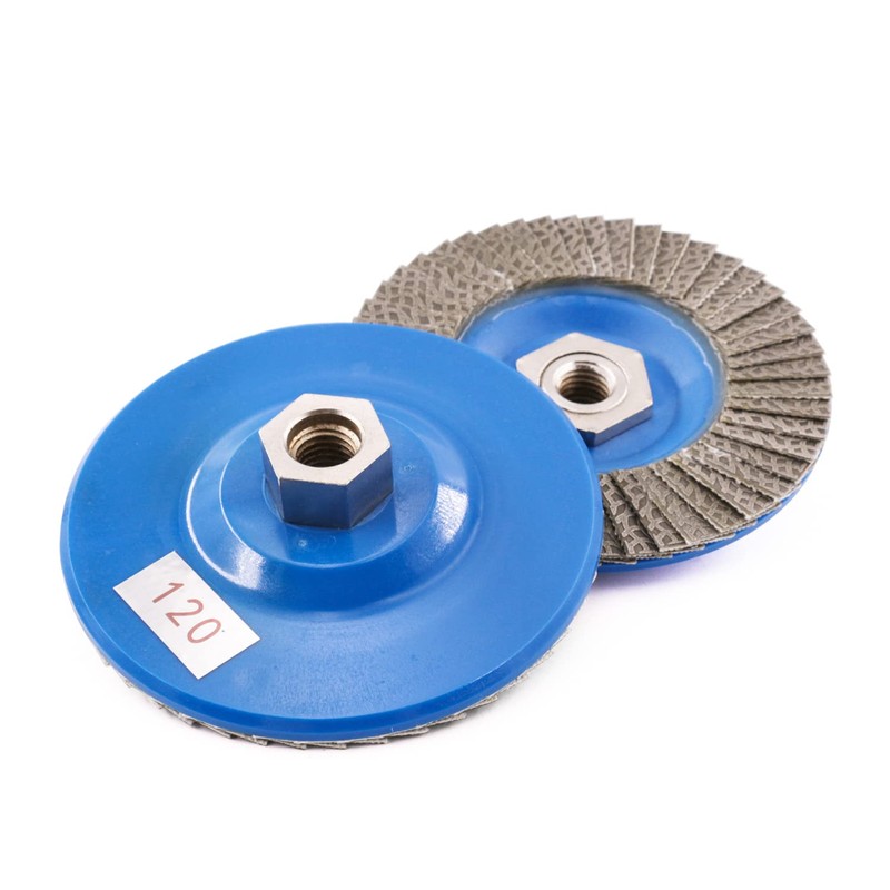 BSRTTOOL 4.5" Diamond Flap Disc Grinding Sanding Wheels - Ceramics,Sander