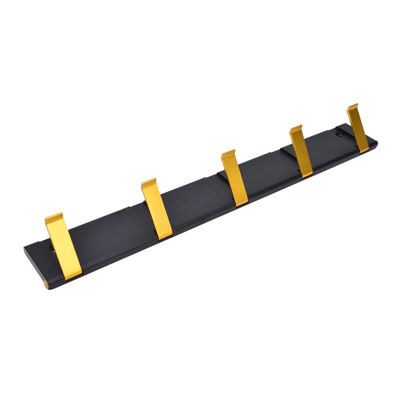 Modern Flip Floating Rack 5 Retractable Hooks 5kg Load Modern