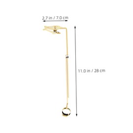 WHAMVOX Ergonomic Flute Music Stand Iron Clarinet Saxophone Trombone Lyre Flip Folder