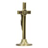 Hapivida Table Crucifix Cross, Hand Carved Zinc Alloy, Catholic Jesus