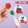 2PCS Tomato Stem Corer & Strawberry Huller - Stainless Steel
