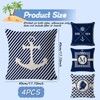 Cushion X Maritime - Set of 4 Maritime Decorative Outdoor