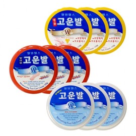 Wellbeing Health Fine Foot Foot Cream Set of 3 Heel Moisturizing Dead skin original (blue) 3pcs