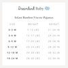 DREAMLAND BABY Bamboo Viscose Baby Pajamas (0-24 months). Ultra Soft