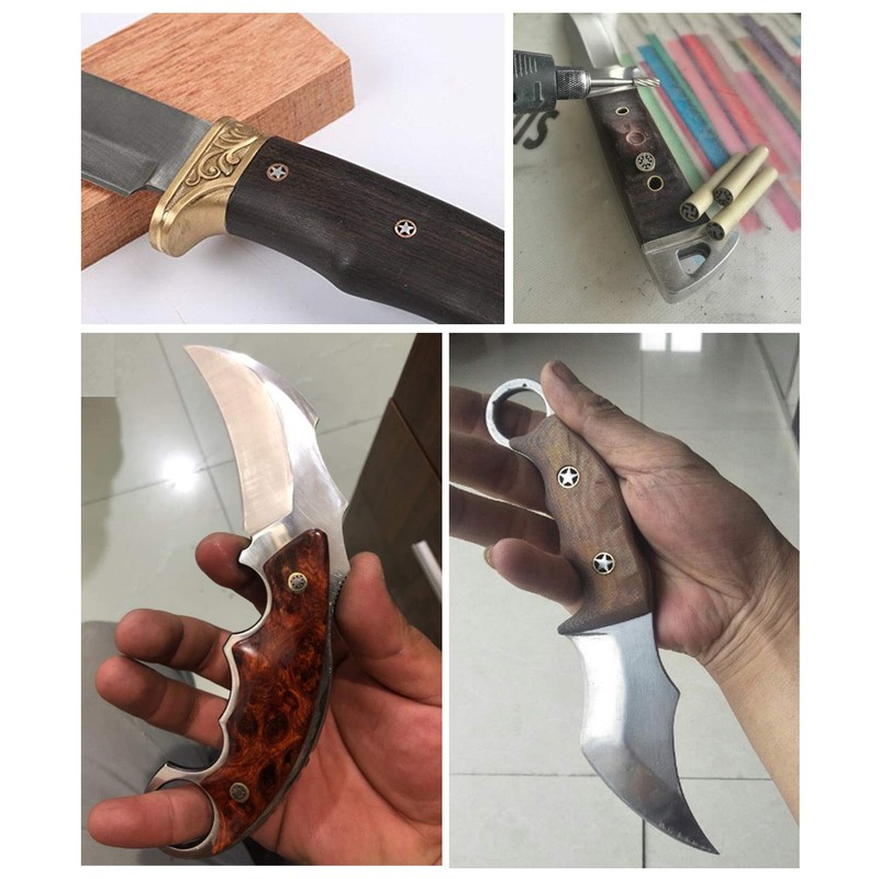 HAISDA Mosaic Pins for Knife Handle Custom Knives Blank Scales