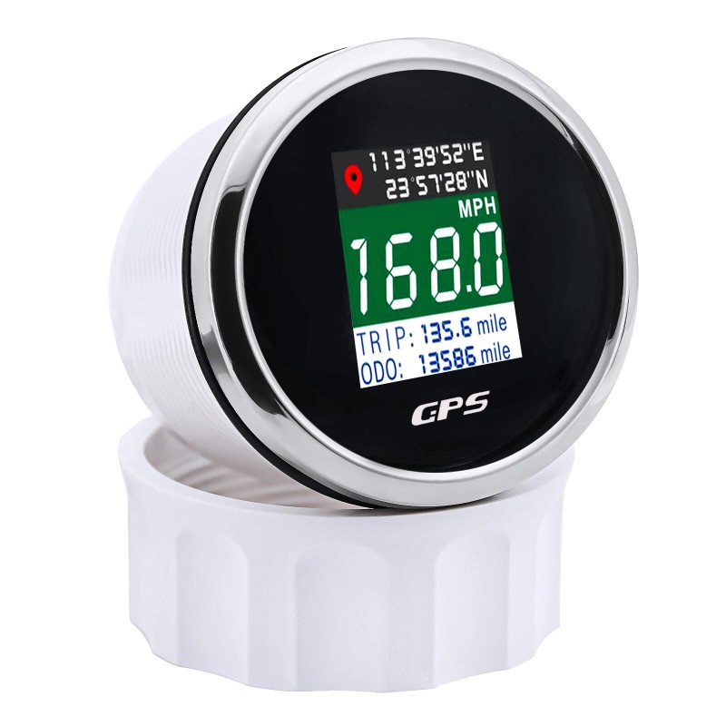 ARTILAURA 2'' 52MM Digital GPS Speedometer Gauge With LCD Odometer