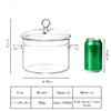 Glass Simmer Pot for Stove Top, Clear Glass Cooking Pot