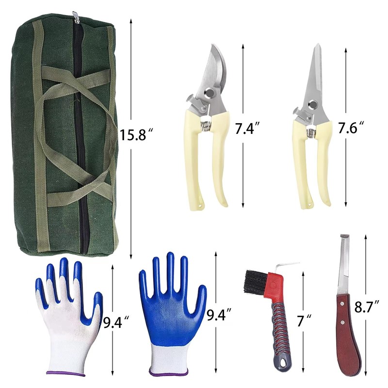 1112TEMP 11pcs Farrier Tools Farrier kit Horse shoeing Tools Farrier