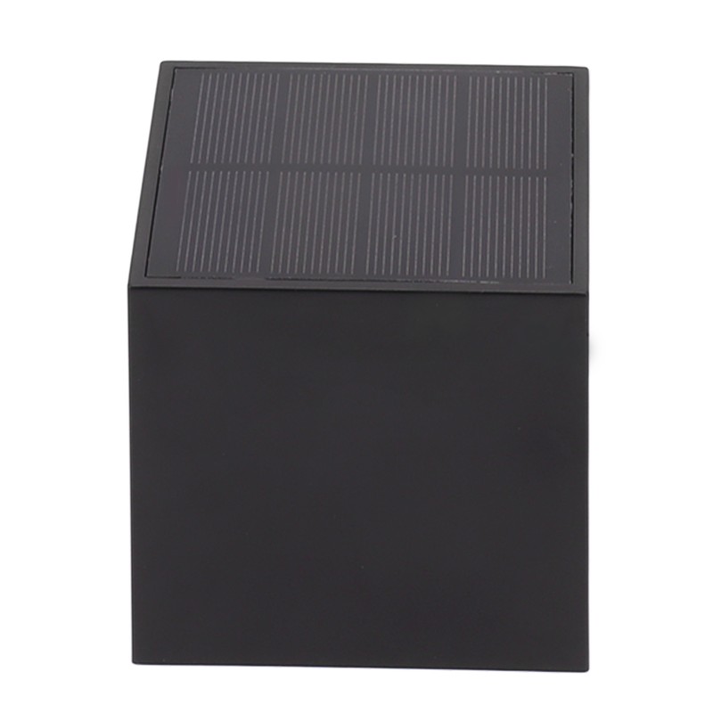 Solar Square Wall Light Wiring Free Intelligent Light Control Fence