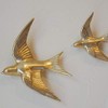 Wall Hanging Ornament, Wall Decor, Birds, Small & Large, Set