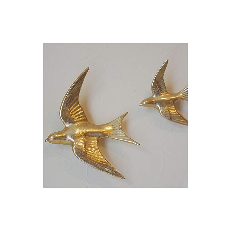 Wall Hanging Ornament, Wall Decor, Birds, Small & Large, Set