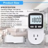 MECHEER Upgraded Watt Meter Power Meter Plug Home Energy Monitor