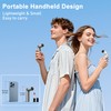 GOSALISU Portable Handheld Fan - Rotatable Mini Fan, Gray