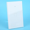 Intelligent WIFI Touch Switch Single Fire 1 Channel White AC