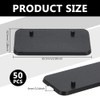 FINGERINSPIRE 50 PCS Plastic Black Stand Bases for Most 6