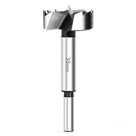 BAIDETS Forstner Drill Bit 38 mm - Forstner Drill Bit for Wood, Forstner Bits with Round Shank, Accessories Drill