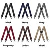 RIONA Men's Braces Wide 3.8 cm with 4 Carabiner Hooks