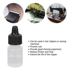 Raguso 10pcs Shaver Lubricant Prevent Reduce Friction Clipper Maintenance Oil Incisive Shaving Extend Service Life for Sewing Machines