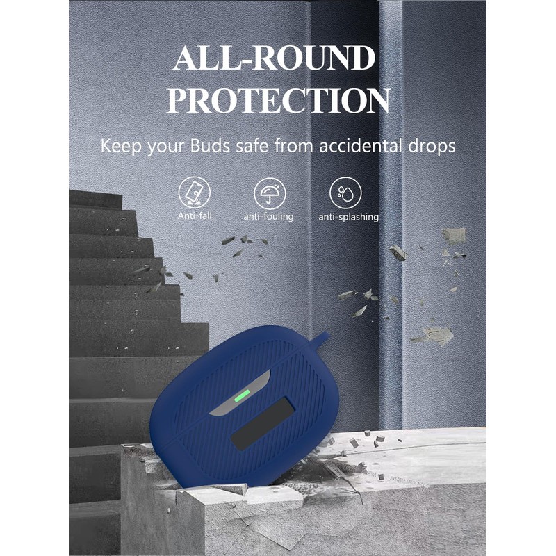 for Raycon Everyday Earbuds (2024 Edition) Case,WUNIAK Soft Silicone Protective