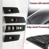 MUXEE 4pc Window Lift Switch Panel Cover Interior Decoration for