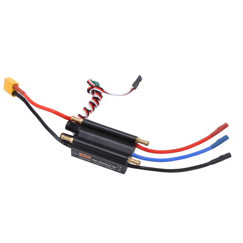 60A Brushless Electronic Speed Controller with XT60 Plug BEC Switch