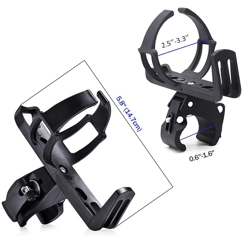 ROGTYO Bottle Holder Bicycle Set, 360 Degree Rotation Bottle Holder