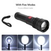XHP50 USB Rechargeable Torch Portable Flashlight Outdoor Camping Fishing Flashlight