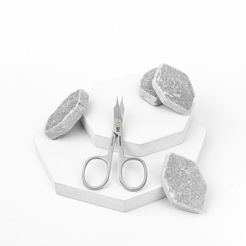SK STAHLWAREN Premium Combination Scissors for Cutting Nails and Skin