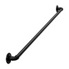 DAMEING 4FT Heavy Duty Stair Handrail, Galvanized Metal Pipe Hand